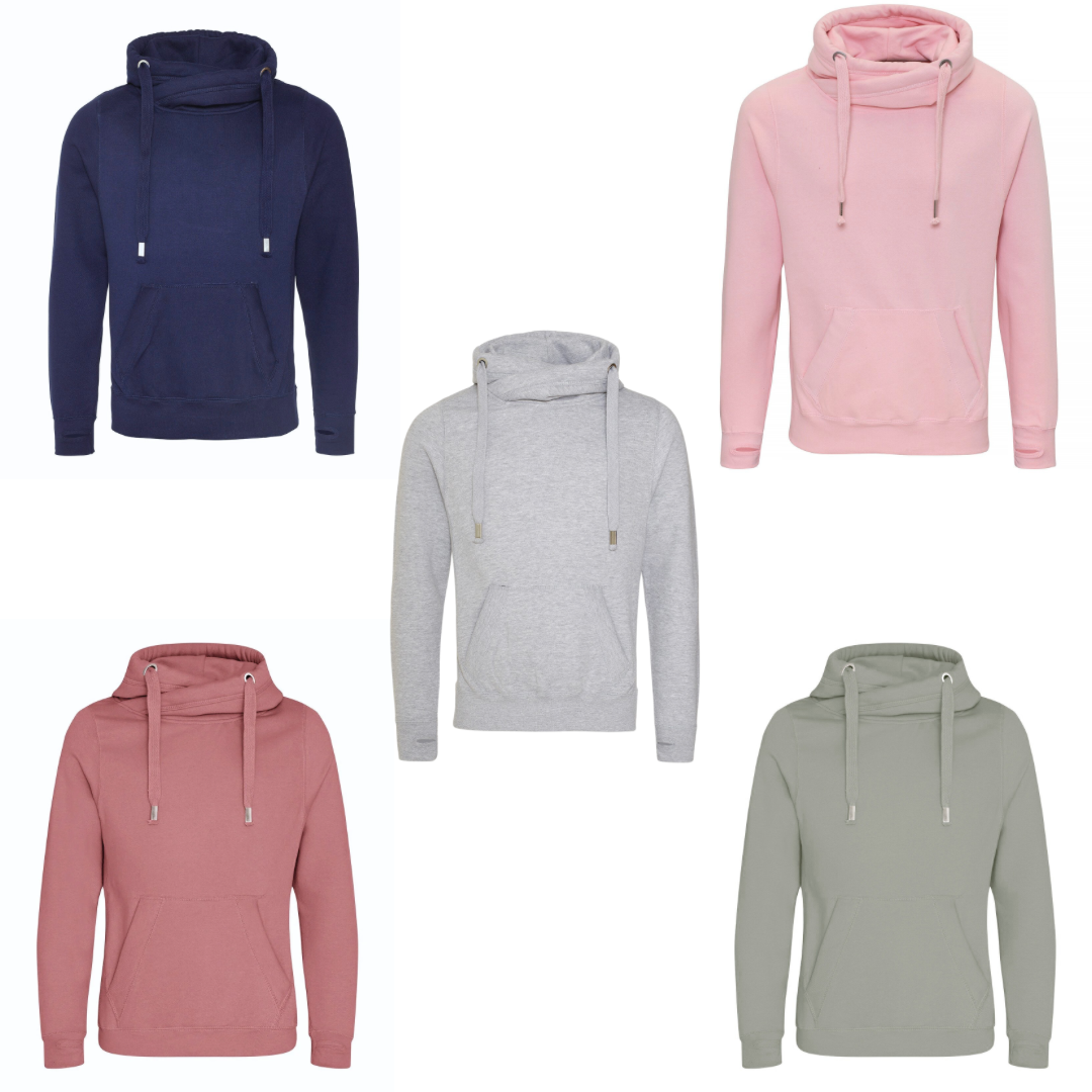 Design your own Cross Neck Hoodie - Main Image