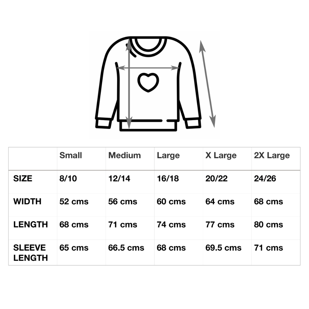 Scribble Heart Sweatshirt