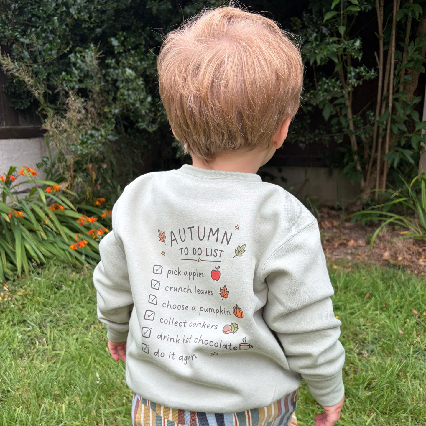 Autumn to do List - Children's Sweatshirt
