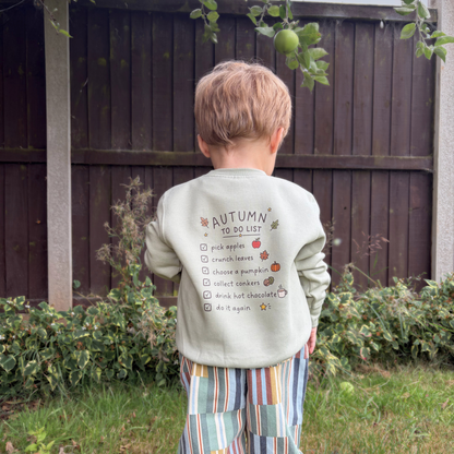 Autumn to do List - Children's Sweatshirt