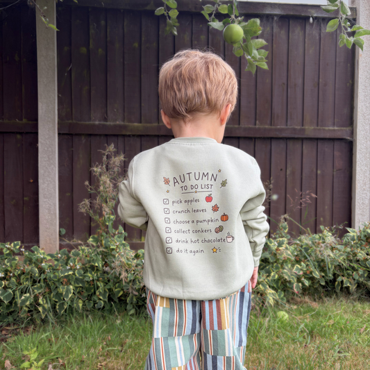 Autumn to do List - Children's Sweatshirt