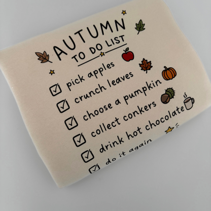 Autumn to do List - Children's Sweatshirt