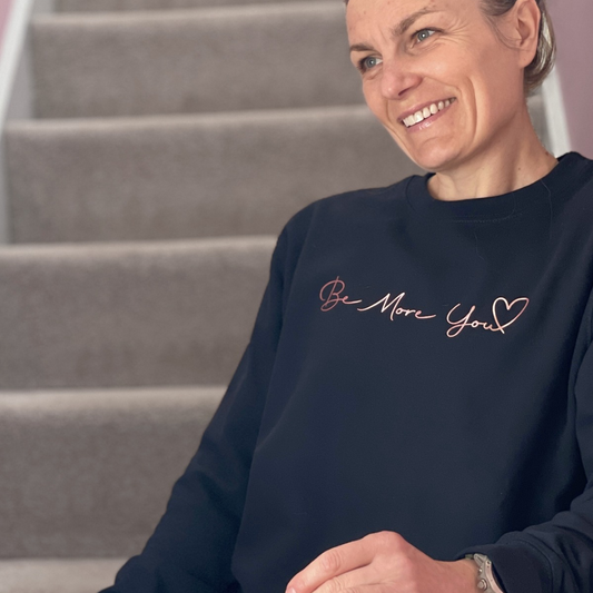 Be More You-Navy Sweatshirt