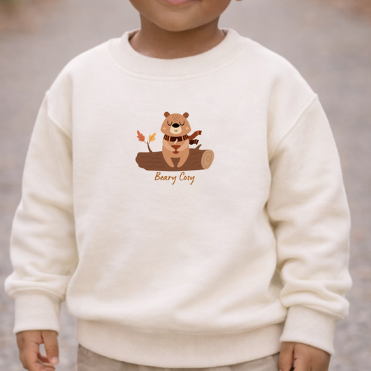 Beary Cosy - Children's Cream Sweatshirt