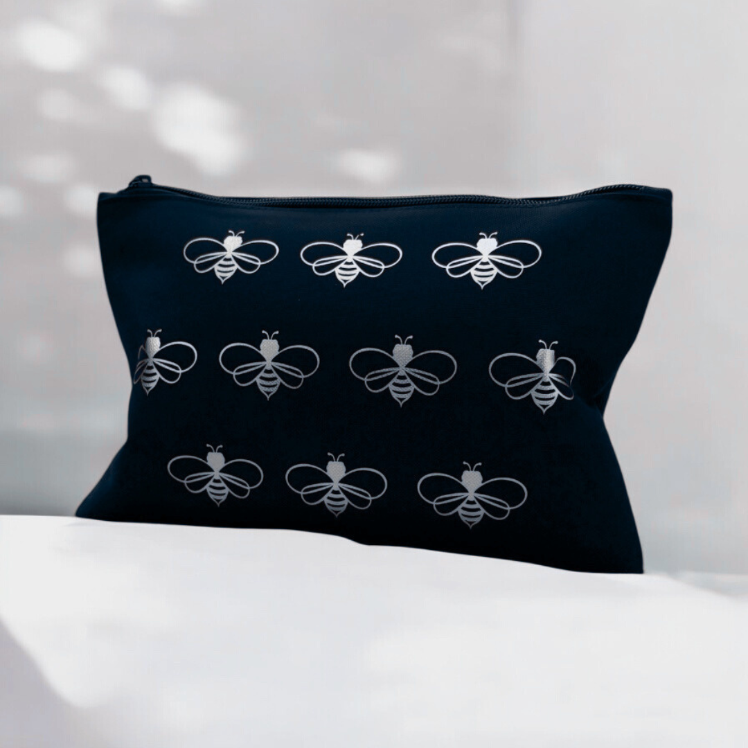 Bee Accessory Bag-Navy