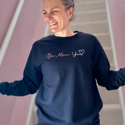 Be More You-Navy Sweatshirt
