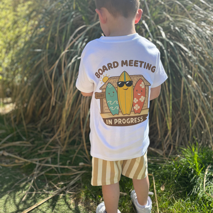 Board Meeting - Children's White T-Shirt