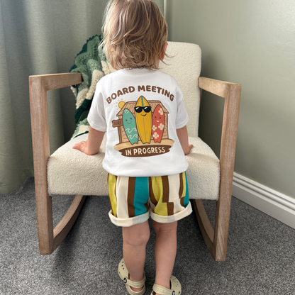 Board Meeting - Children's White T-Shirt