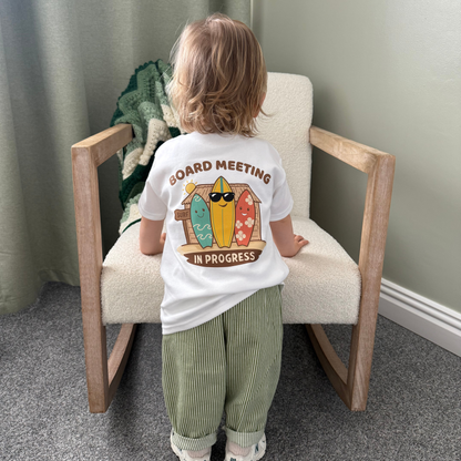 Board Meeting - Children's White T-Shirt
