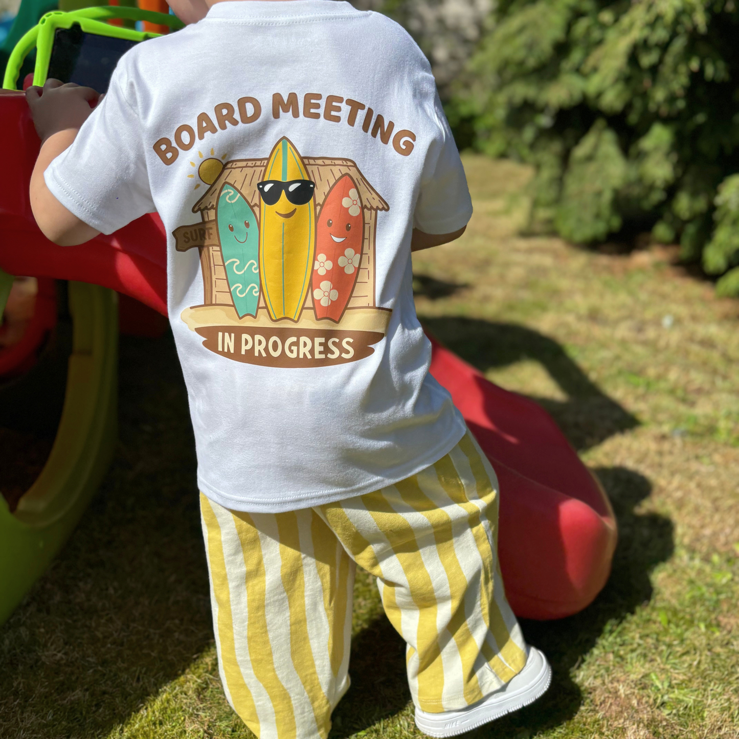 Board Meeting - Children's White T-Shirt