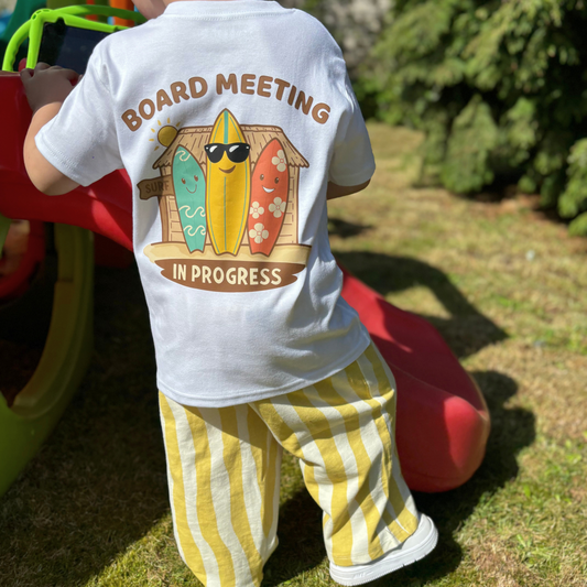 Board Meeting - Children's White T-Shirt