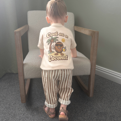 Cool As A Coconut - Children's Natural T-Shirt