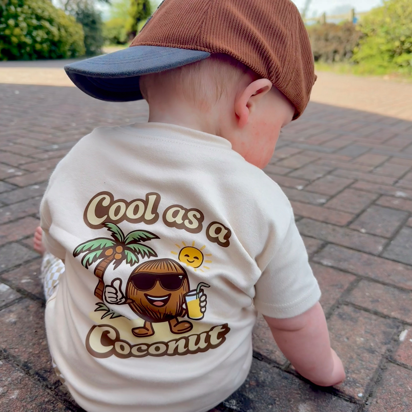 Cool As A Coconut - Children's Natural T-Shirt