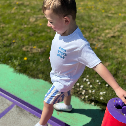 Cool Vibes Only - Children's White T-Shirt
