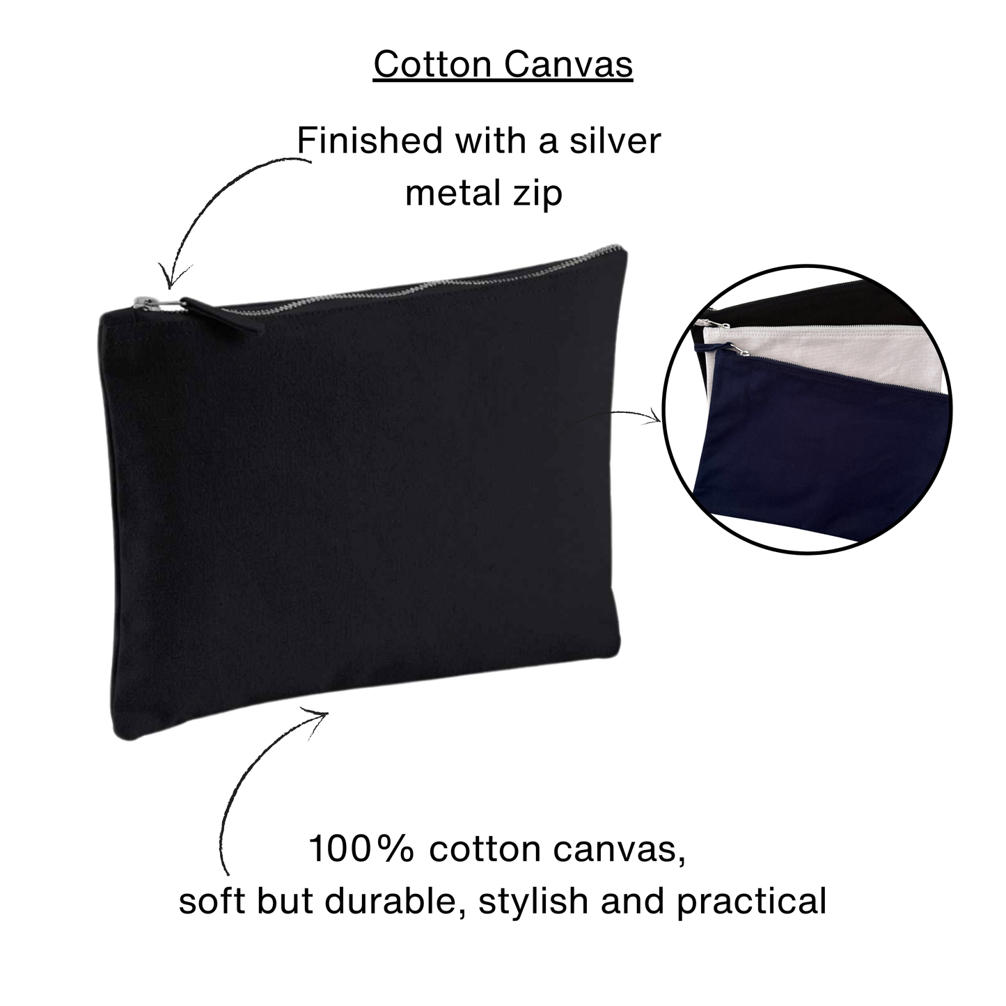 Bee Accessory Bag-Navy