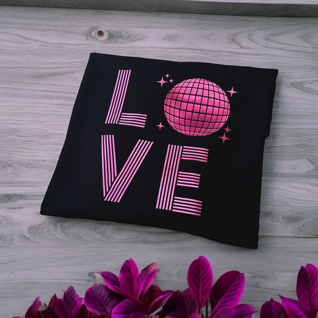 Disco Love, Sweatshirt - Navy