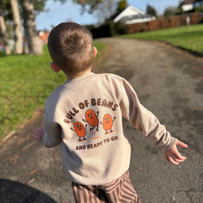 Full Of Beans - Children's Mink Sweatshirt