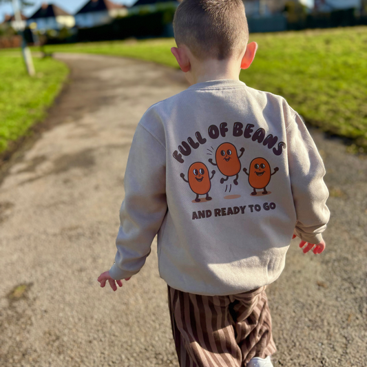 Full Of Beans - Children's Mink Sweatshirt