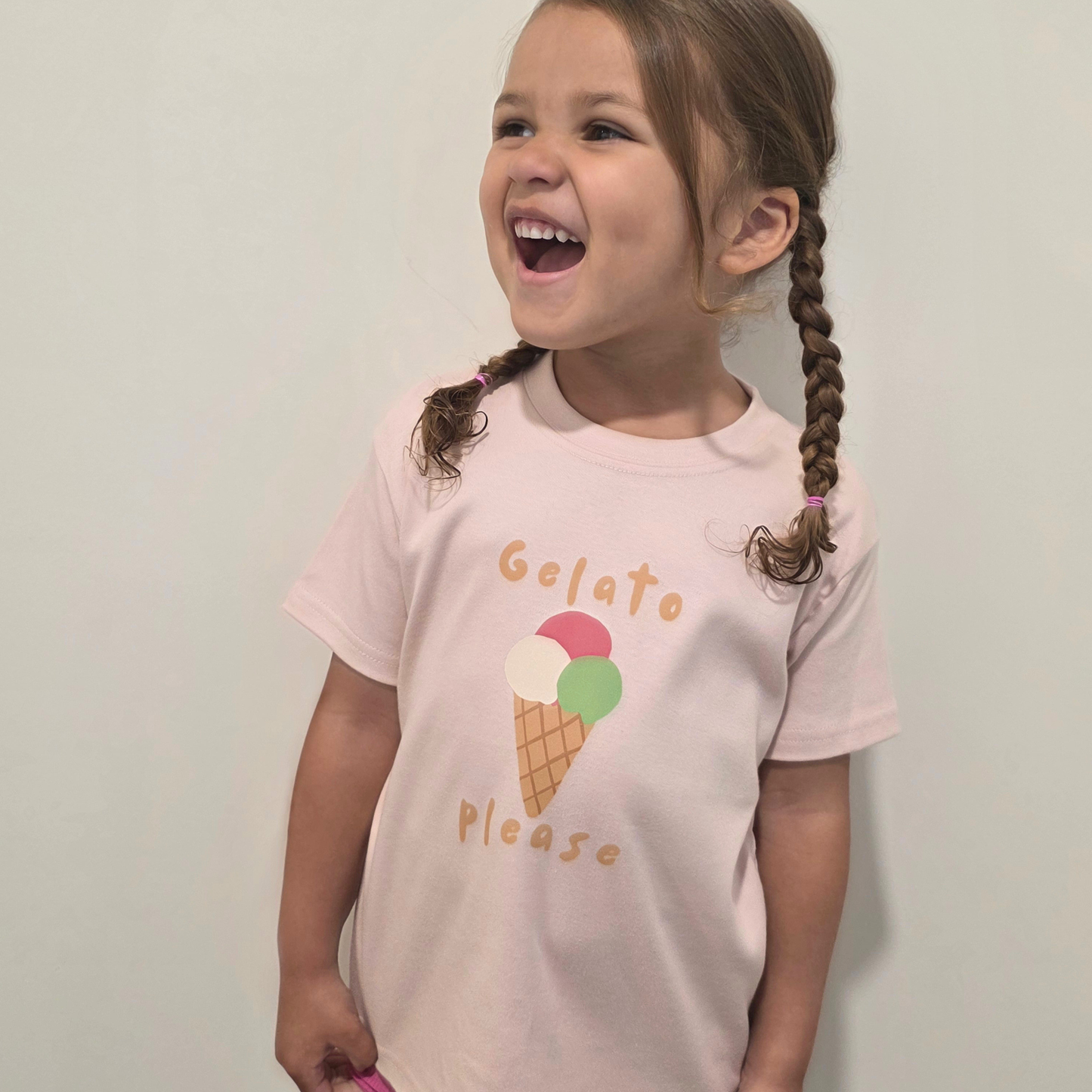Gelato Please - Children's Blush T-Shirt