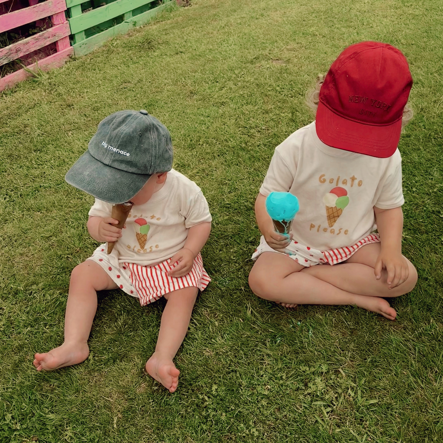 Gelato Please - Children's Natural T-Shirt