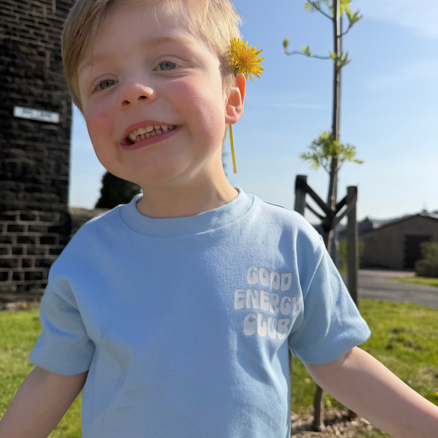 Good Energy Club - Children's Blue T-Shirt