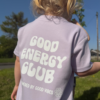 Good Energy Club - Children's Lilac T-Shirt