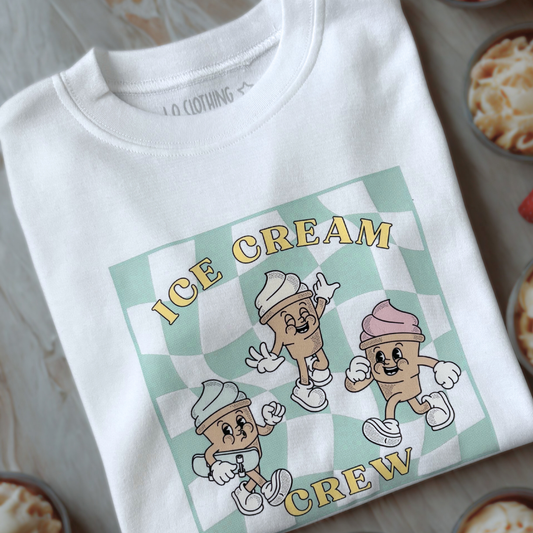 Ice Cream Crew - Children's White T-Shirt