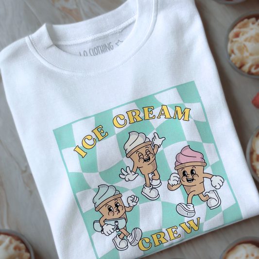 Ice Cream Crew - Children's White T-Shirt