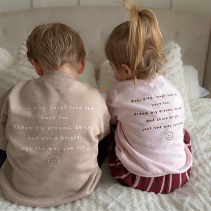 Just The Way You Are - Children's Mink Sweatshirt