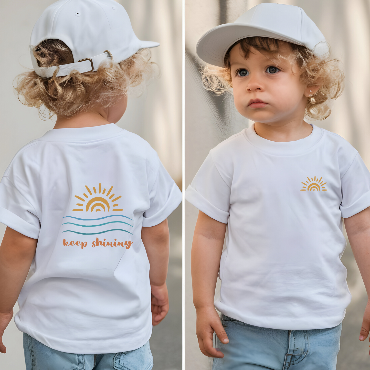 Keep Shining - Children's White T-Shirt