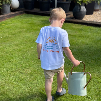 Keep Shining - Children's White T-Shirt