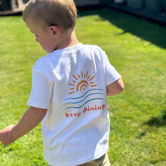 Keep Shining - Children's White T-Shirt