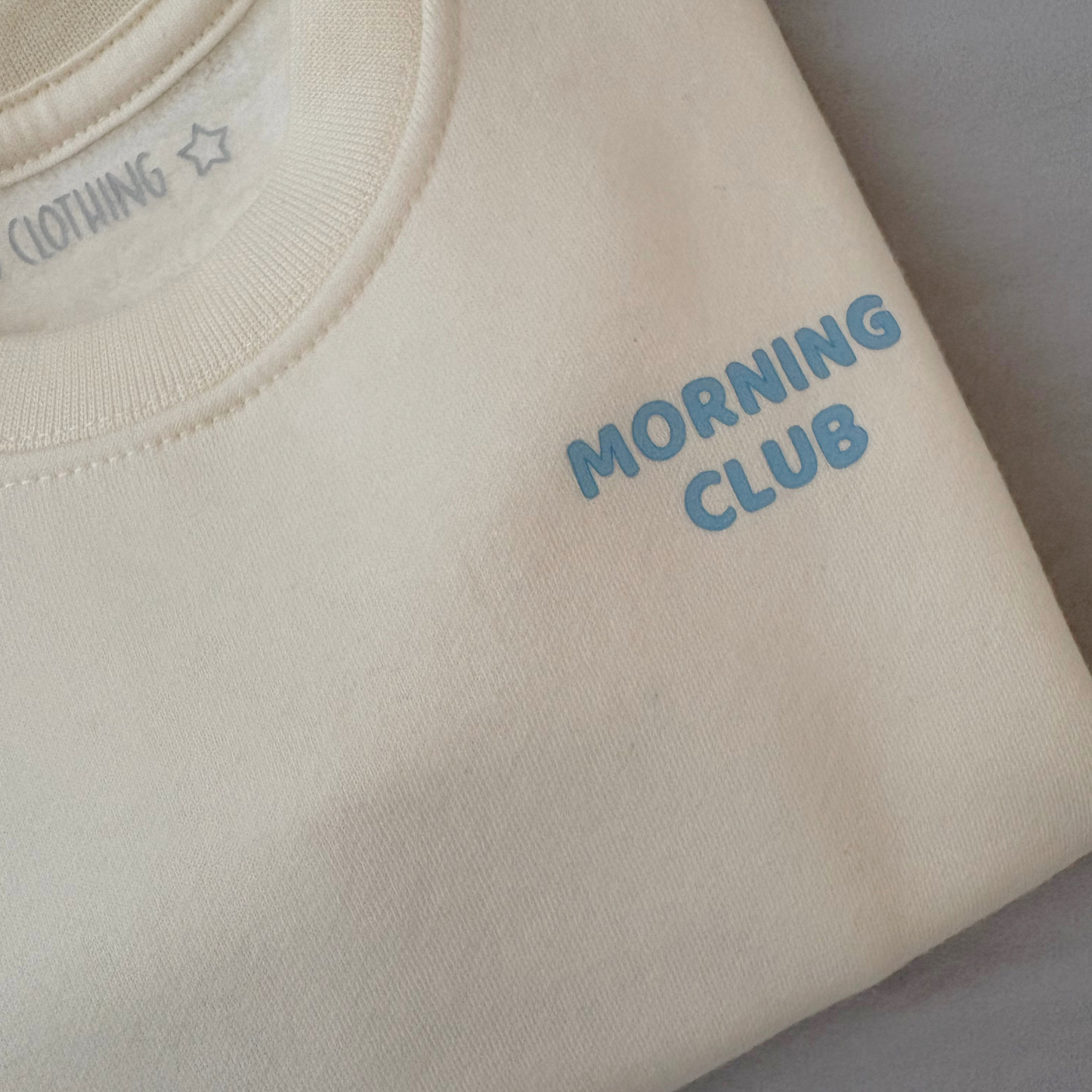 Mornings Are My Jam - Children's Cream Sweatshirt