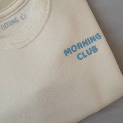 Mornings Are My Jam - Children's Cream Sweatshirt
