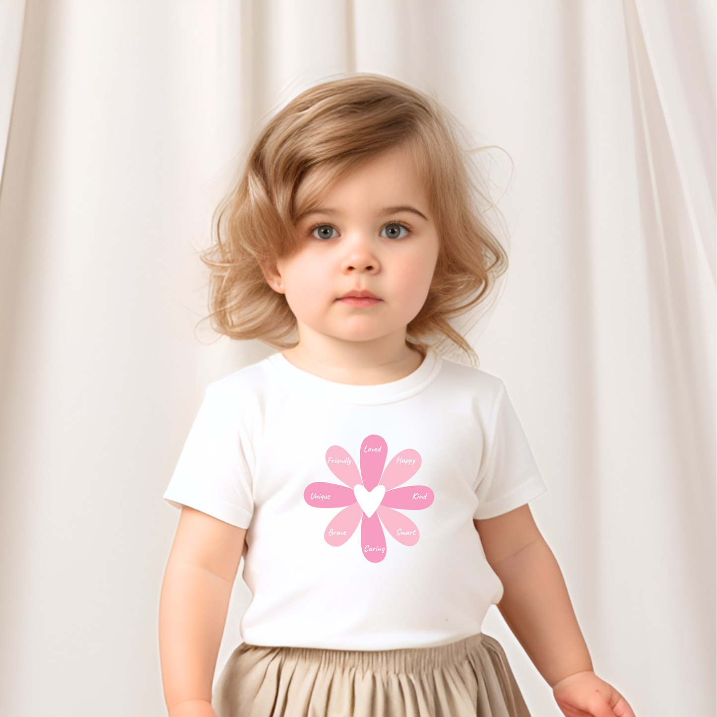 Petal Power - Children's White T-Shirt