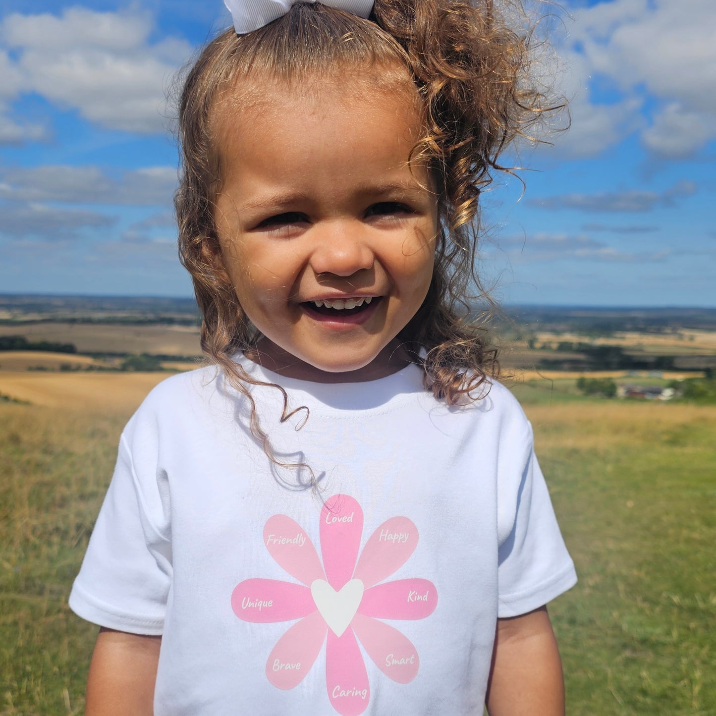 Petal Power - Children's White T-Shirt