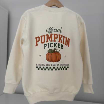 Official Pumpkin Picker - Children's Sweatshirt