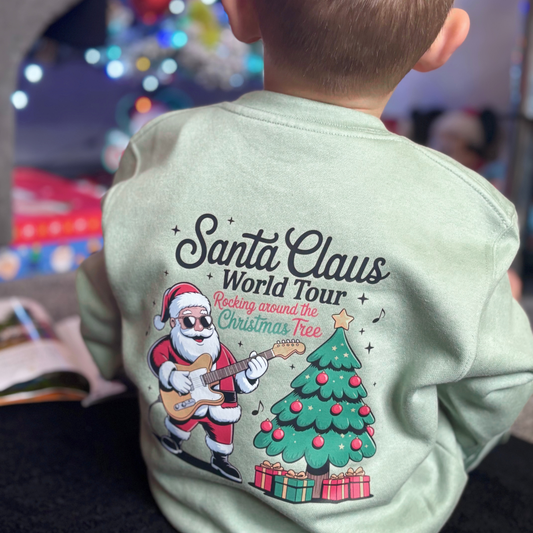 Santas World Tour - Children's Sage Sweatshirt