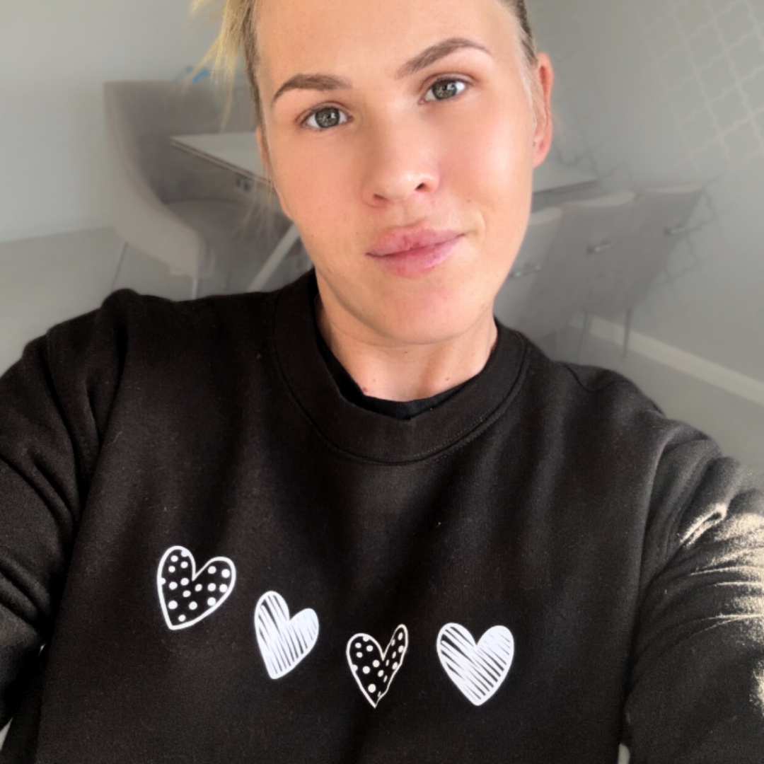 Scribble Heart Sweatshirt