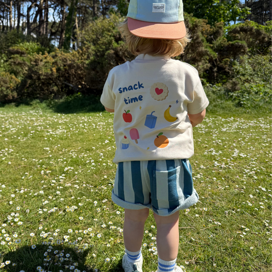 Snack Time - Children's Natural T-Shirt
