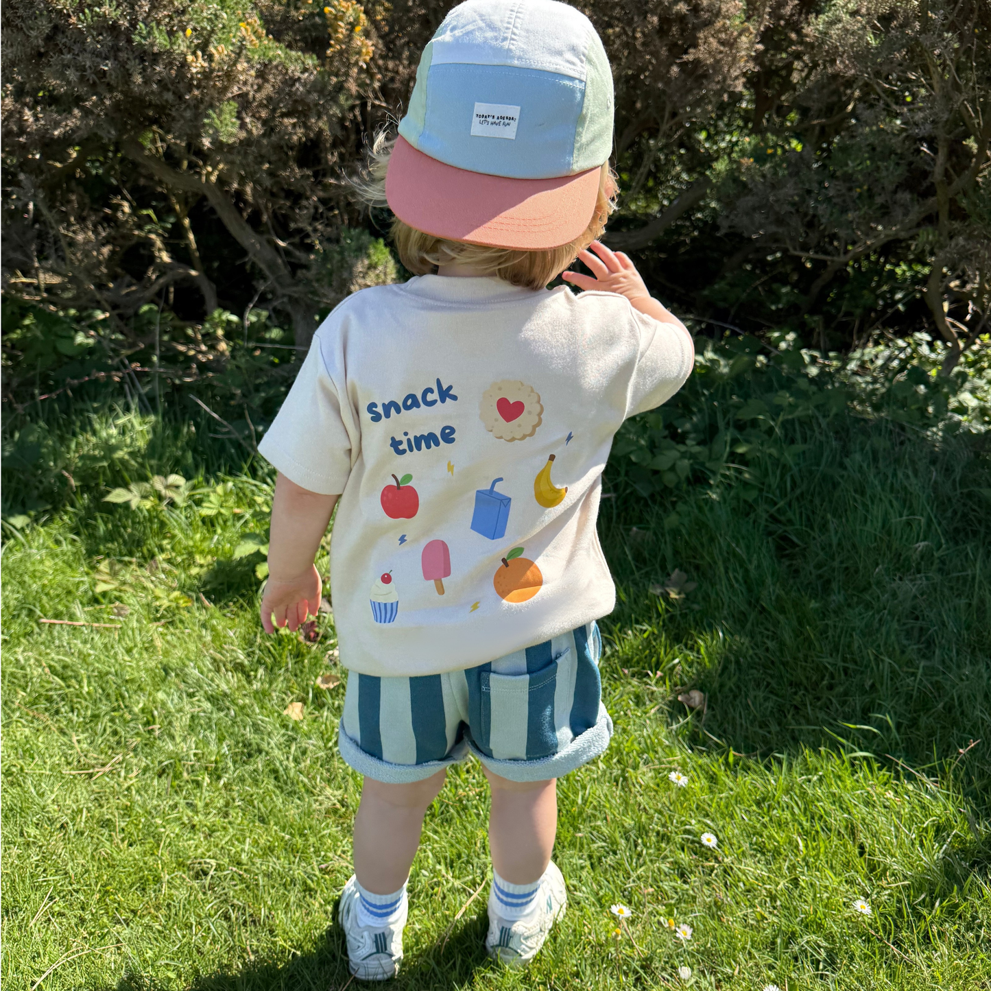 Snack Time - Children's Natural T-Shirt