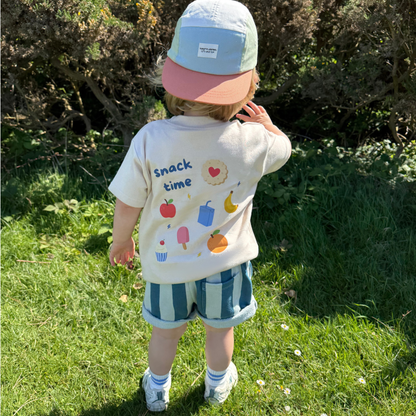 Snack Time - Children's Natural T-Shirt