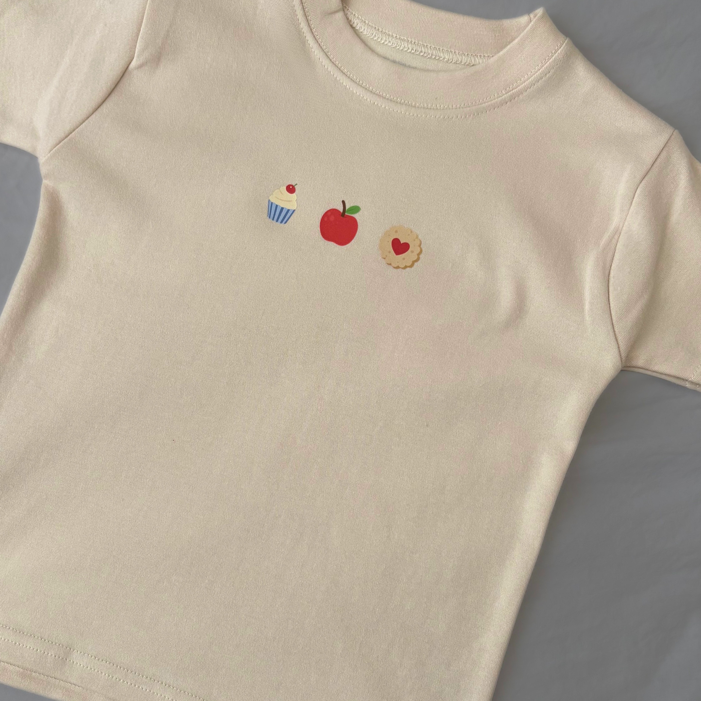 Snack Time - Children's Natural T-Shirt