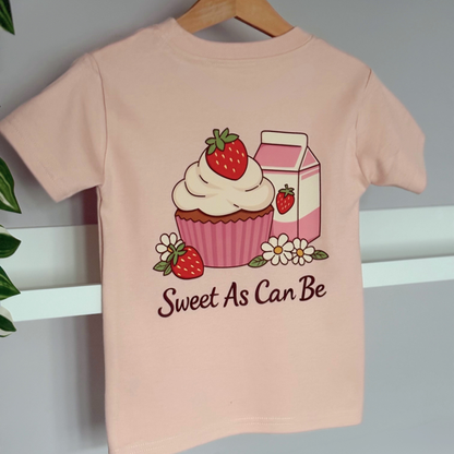 Sweet As Can Be - Children's Dusty Pink T-Shirt