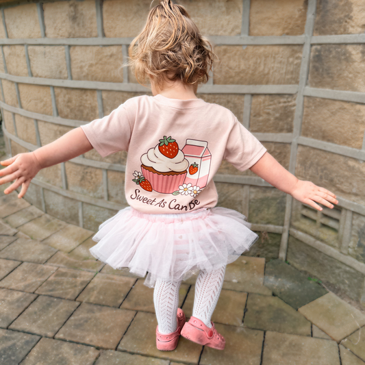 Sweet As Can Be - Children's Dusty Pink T-Shirt