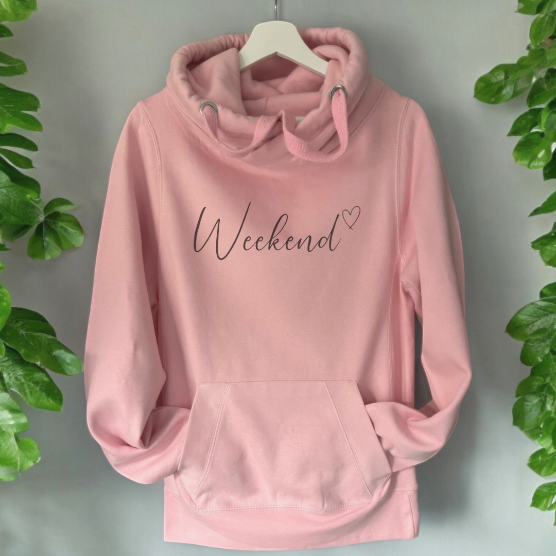 Weekend Cross Neck Hoodie